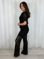 Crochet Top & Trouser Co-Ord (3 Colours)