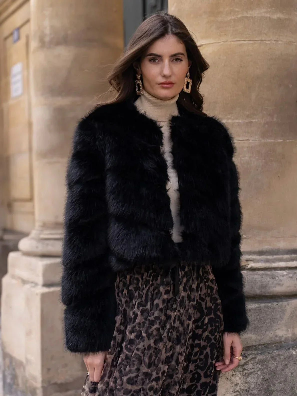 Foxy Faux Fur Jacket