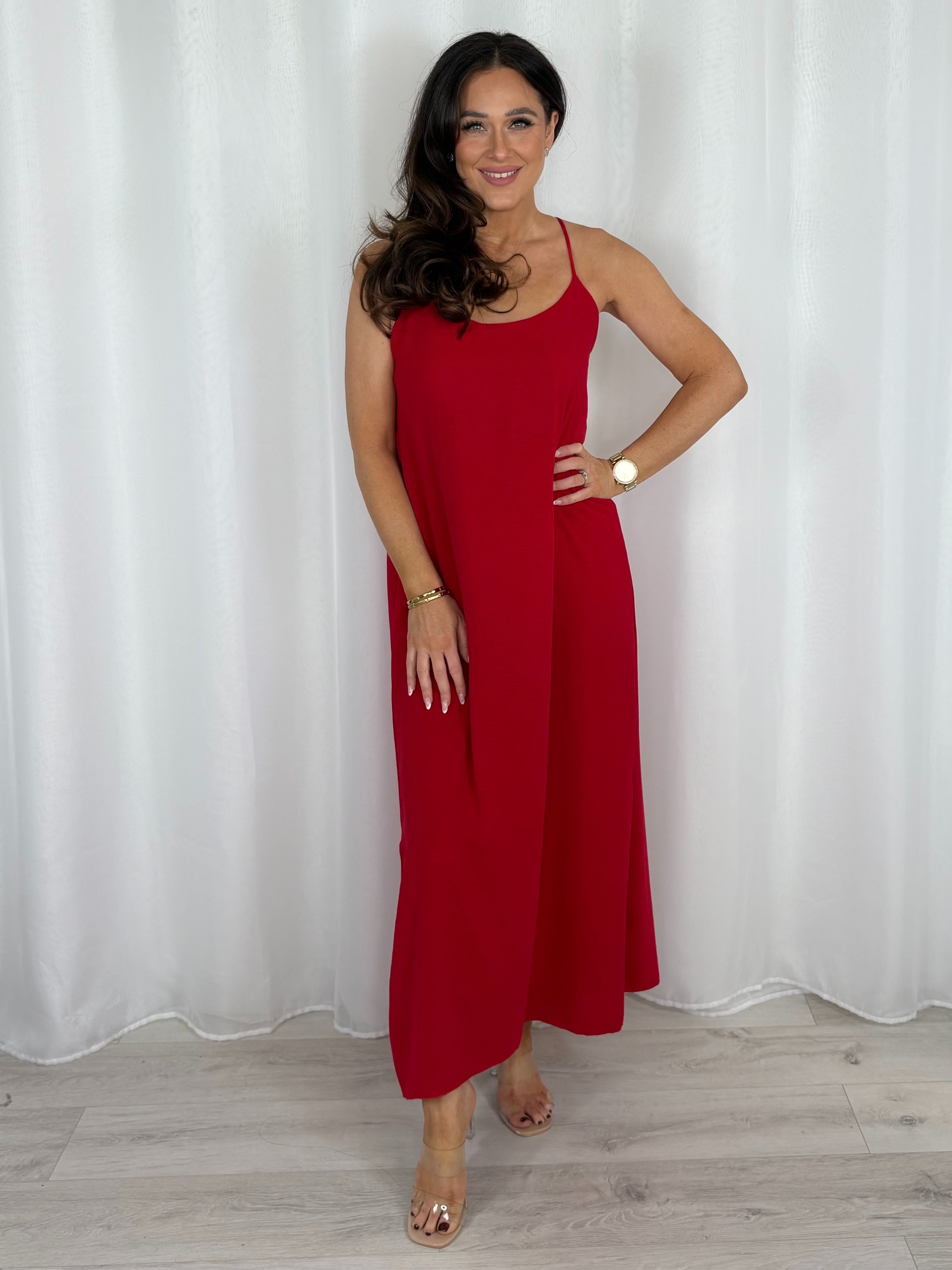 Spaghetti Strap Maxi Dress (14 Colours)