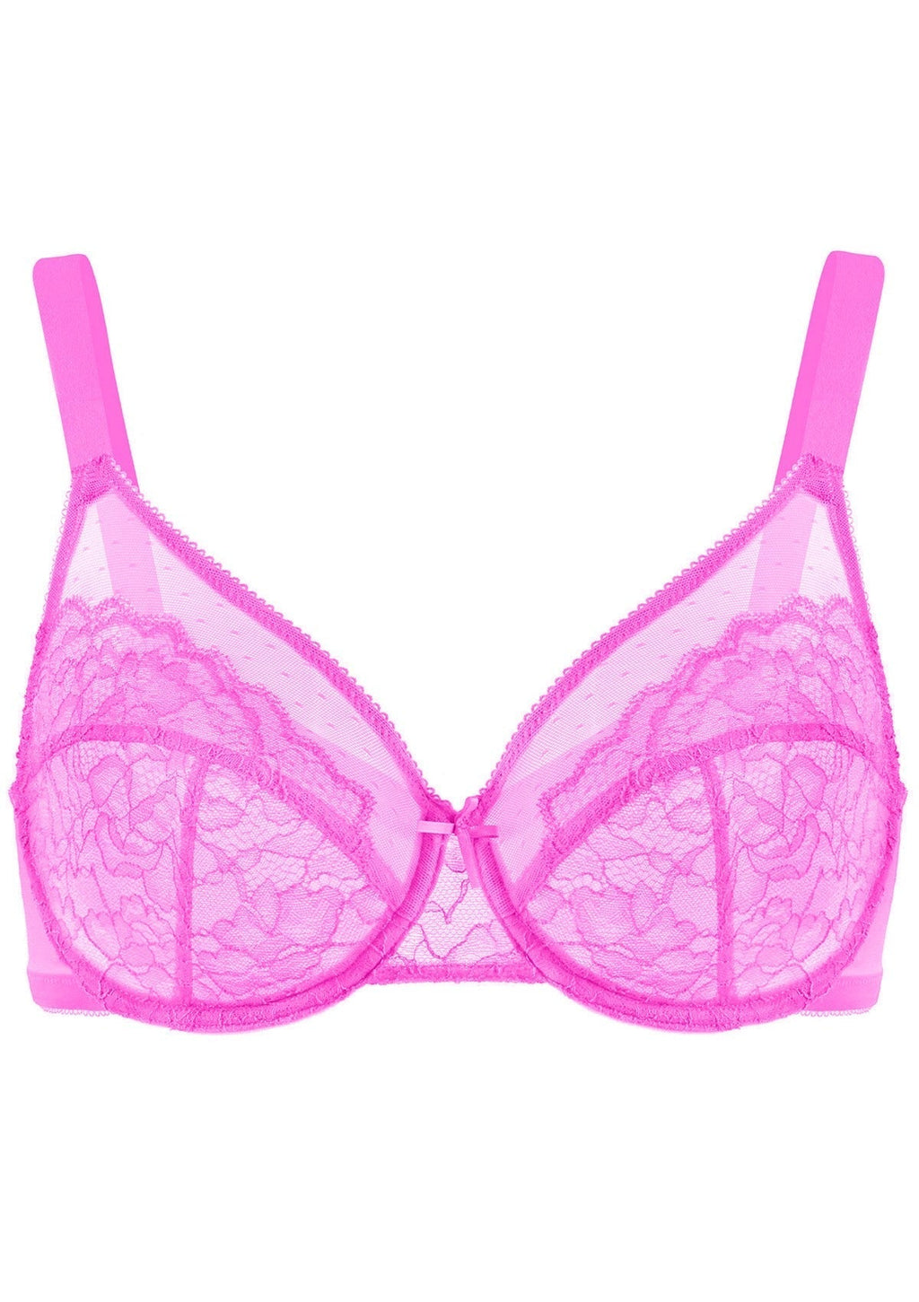 Enchante Unlined Non-padded Lace Underwire Bra