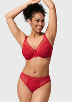 Enchante Unlined Non-padded Lace Underwire Bra