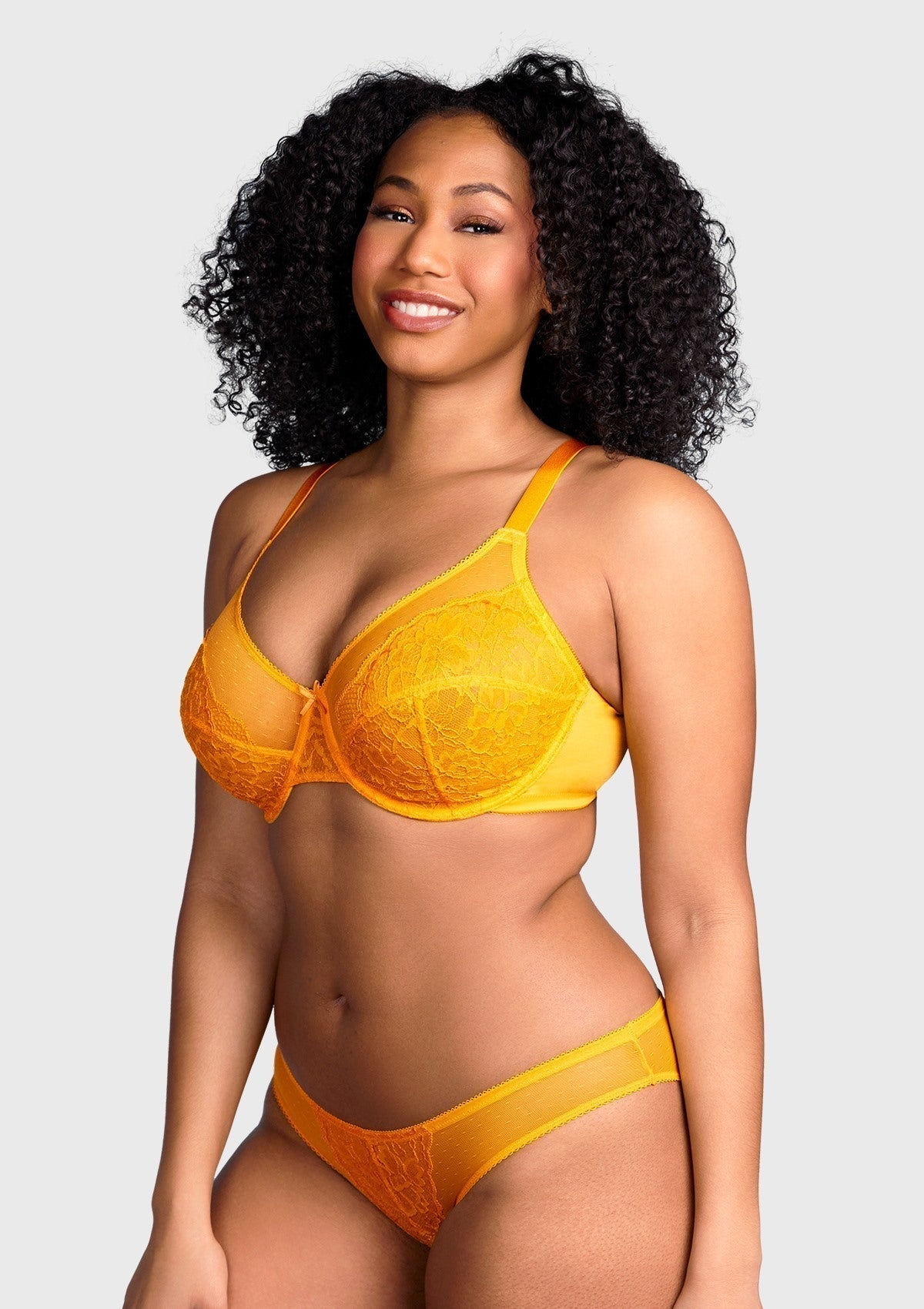 Enchante Unlined Non-padded Lace Underwire Bra