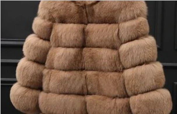 Manteau Glamour En Fourrure