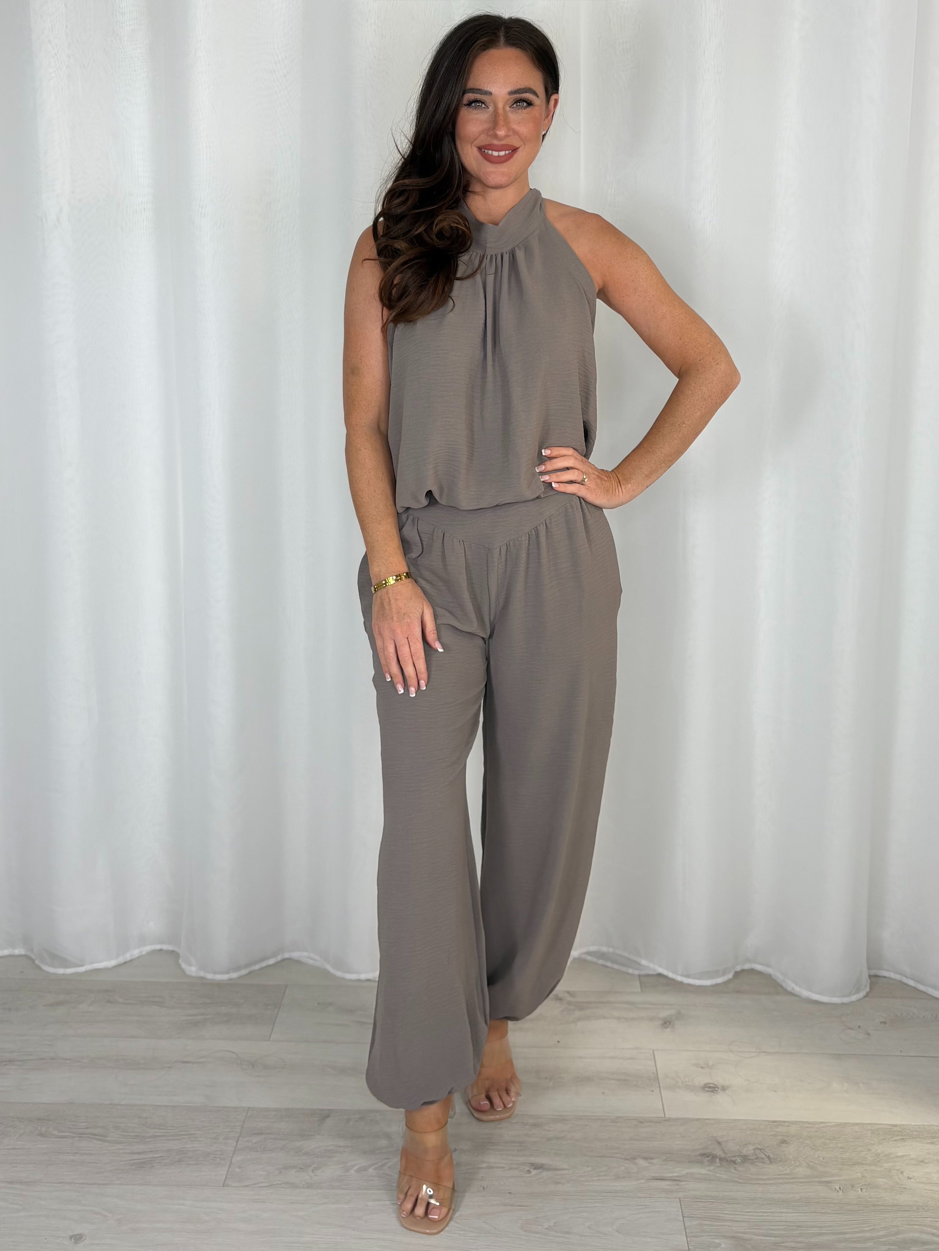 Halter Neck Trouser Co-Ord (8 Colours)