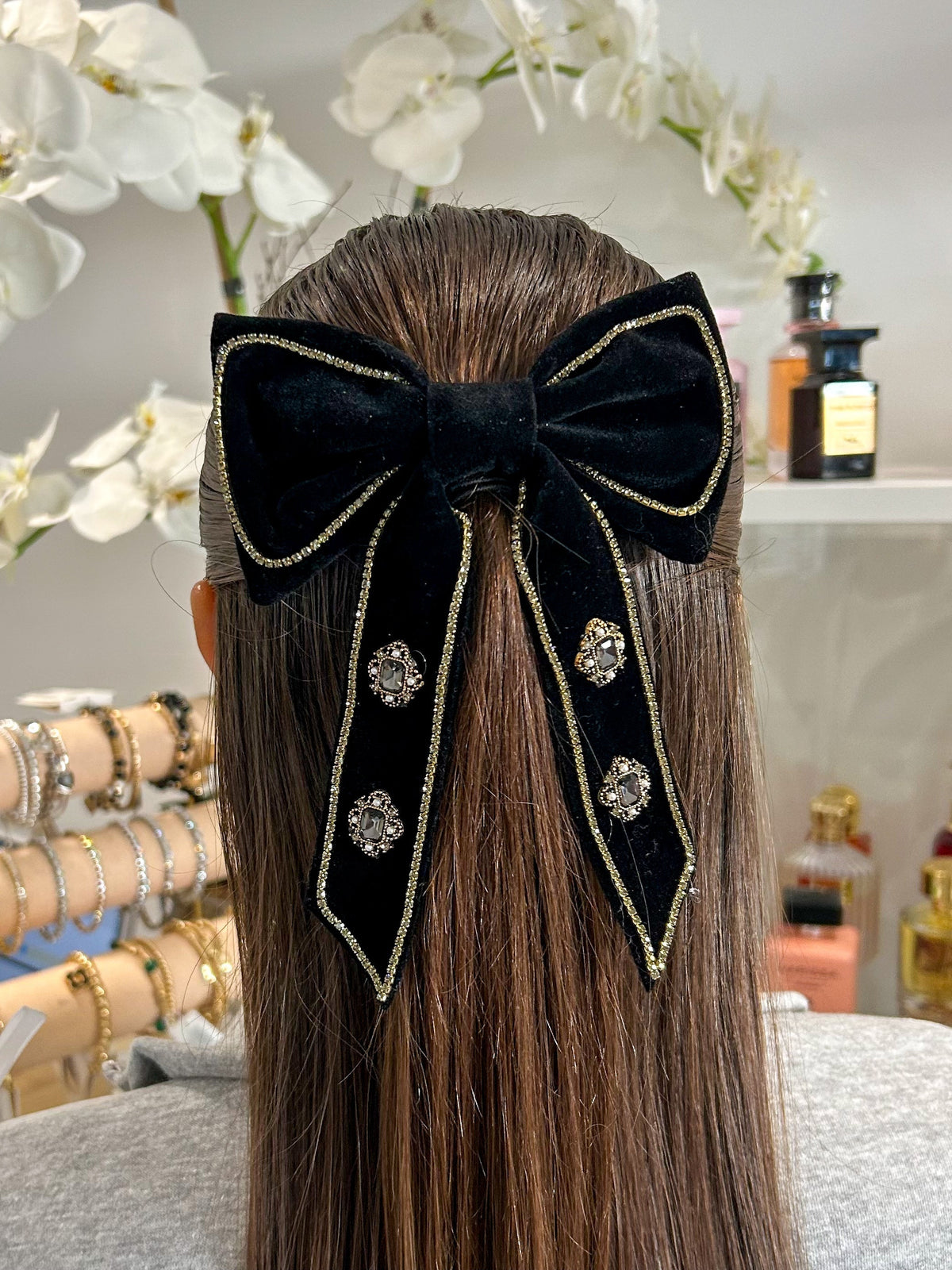 Velvet Bow Hair Clip (2 Colours)