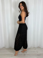 Harem Style Lace Trousers (4 Colours)