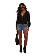 Alice | Alonso Lace Trim Top