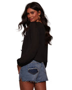 Alice | Alonso Lace Trim Top