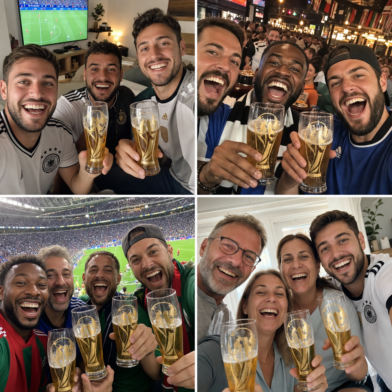 USA-Canada-Mexico 2026 World Cup Beer Cup Gift Set