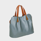 Alana | Genuine Leather Handbags Head Layer Cowhide Litchi Grain Women Handbag