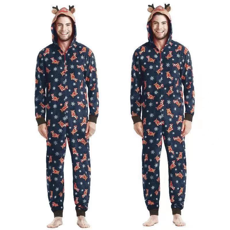 Matching Reindeer Onesies For Family