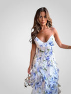 Background | Ruffled Floral Dress