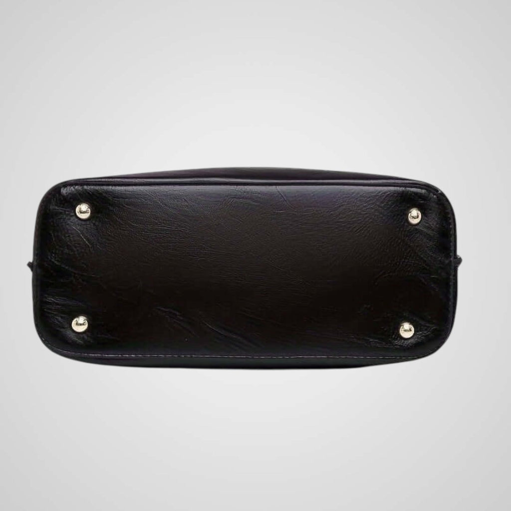Anna | Elegant Two-Tone Leather Bag