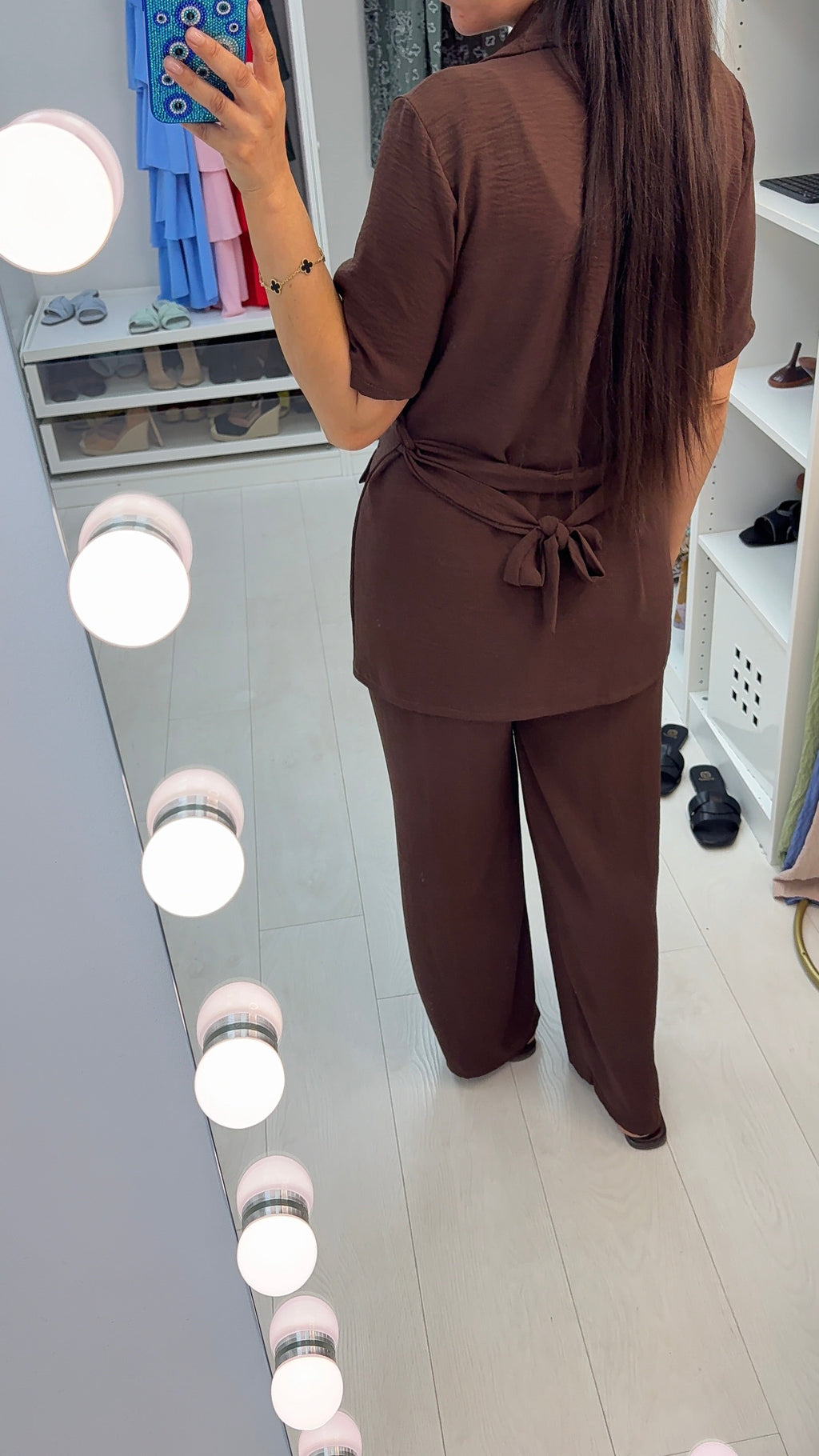Florenza V Neck Button Front Co-Ord Set