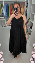 Linda Diamante Loose Fit Maxi Dress