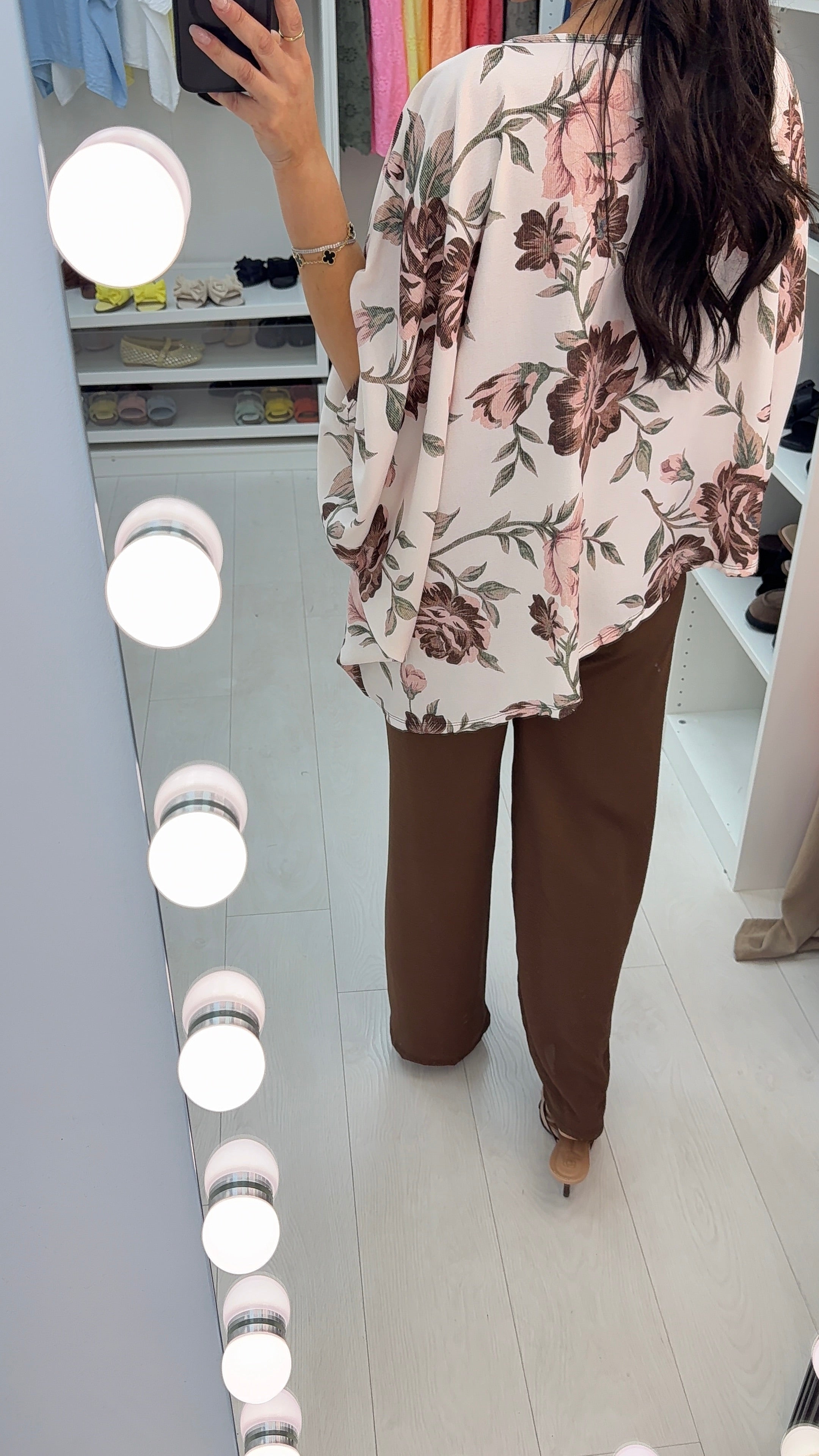 Dolly Floral Print Asymmetric Co-Ord Set
