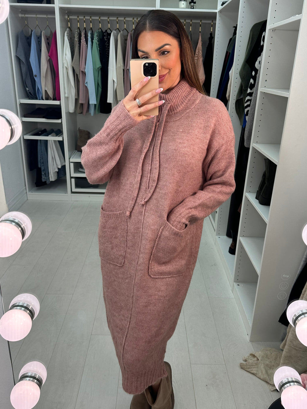 Denise High Neck Maxi Jumper Dress