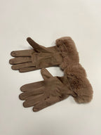 Deedee Faux Fur Suede Gloves