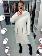 Lucy Pocket Detailed Knit Jumper Dress