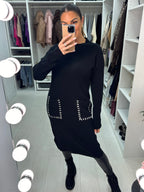 Lucy Pocket Detailed Knit Jumper Dress