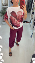 Emberly Floral Print Batwing Top