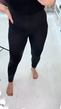 Florida Black Soft Rib Super Stretch Leggings