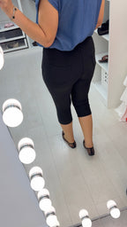 Denver High Waist Stretch Capri Pants