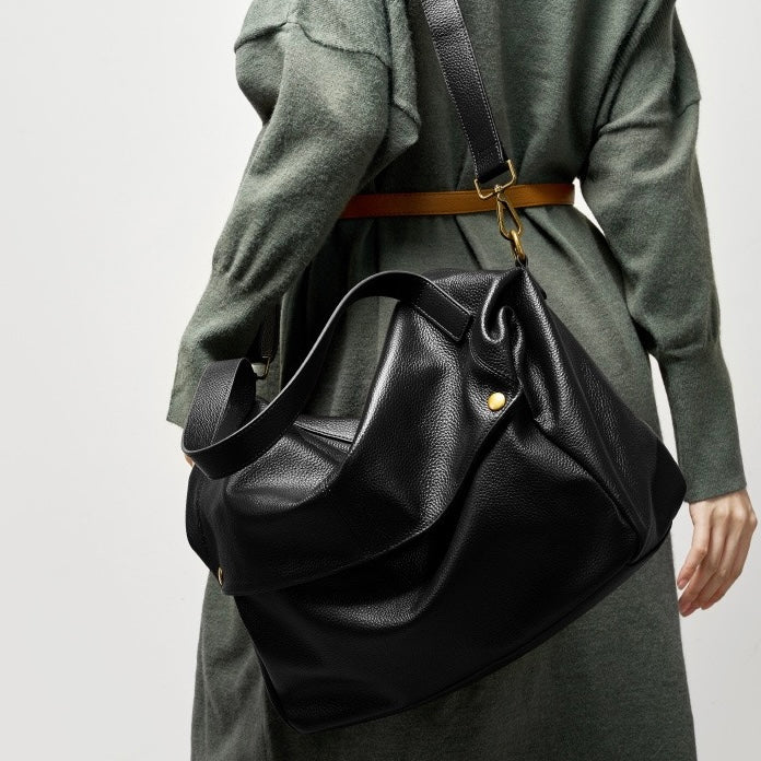 Adriani | Retro genuine leather soft minimalist bag for everyday use