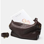 Adriani | Retro genuine leather soft minimalist bag for everyday use