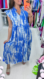 Twinkle Abstract Smock Maxi Dress