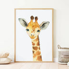 Safari Nursery Decor Poster Set of 3