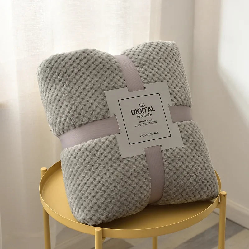 Soft Fleece Quilt Blanket