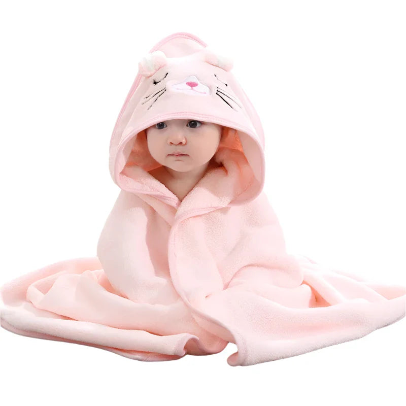 Hooded Animal Baby Bath Towels