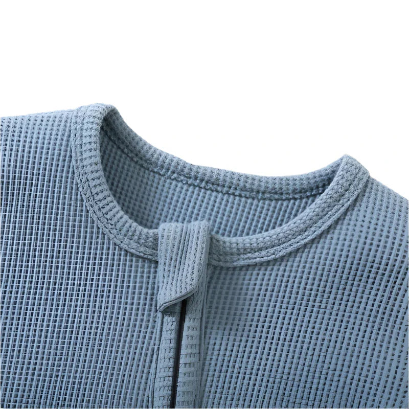 Organic Cotton Waffle Onesie