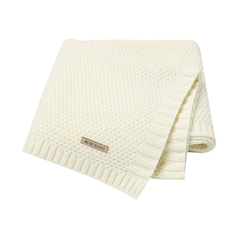 SuperSoft Knitted Baby Swaddle Blanket