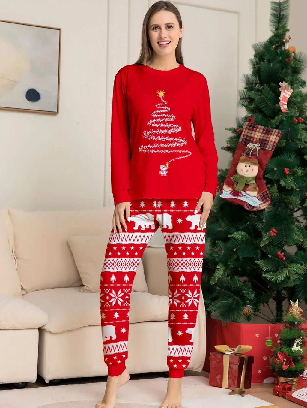 Christmas Vibes Family Pajamas & Outfits