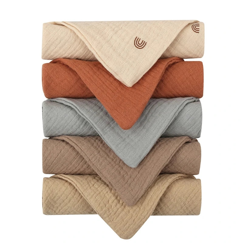5-Pack Multi Use Cotton Burp Cloths