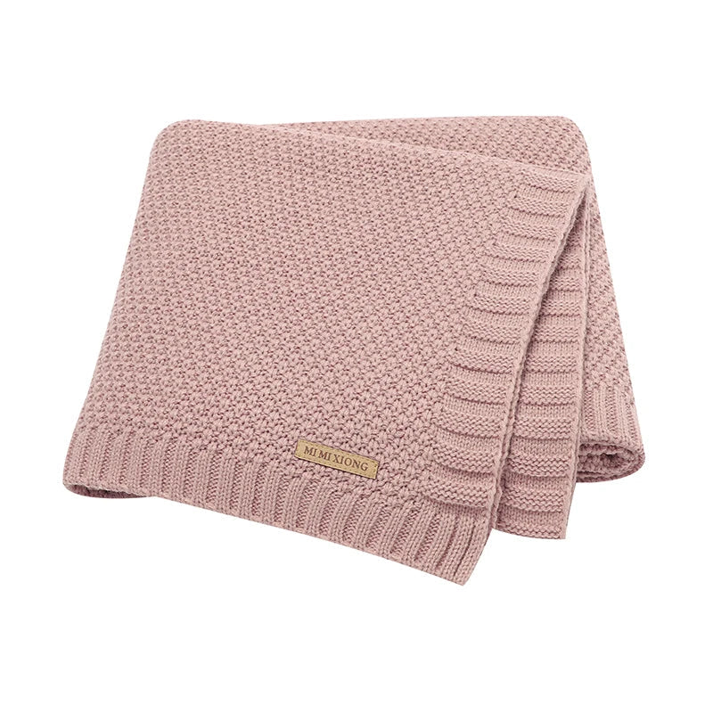 SuperSoft Knitted Baby Swaddle Blanket