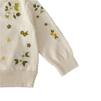 Flower Embroidery Baby Cardigan