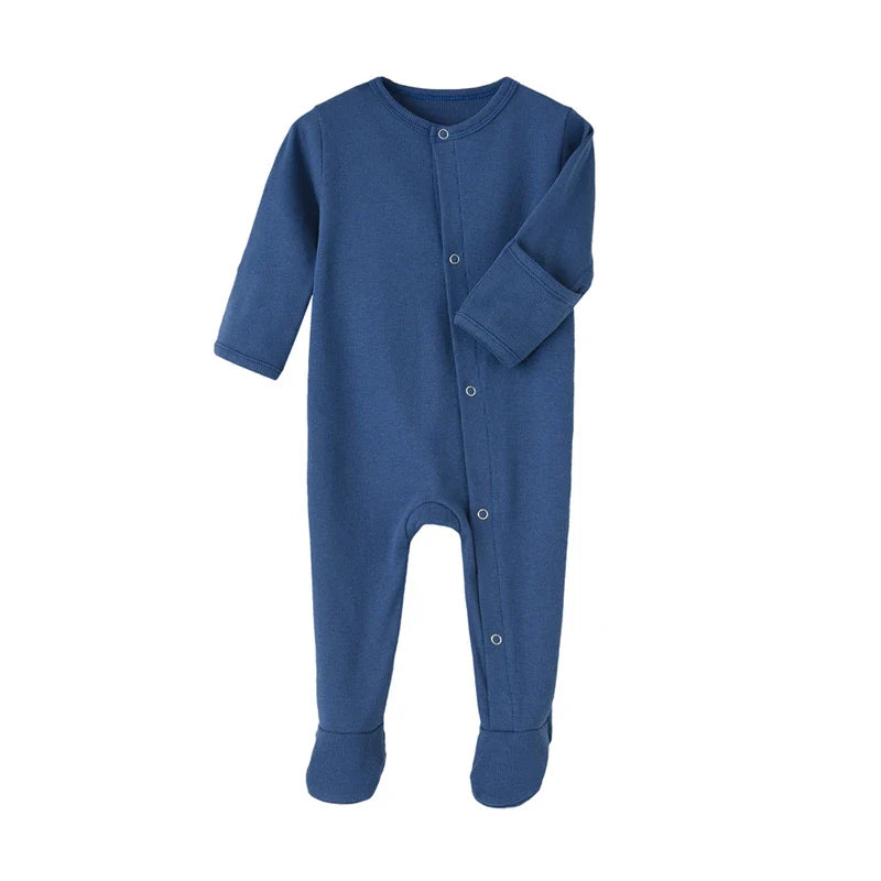 Organic Cotton Button Up Onesie