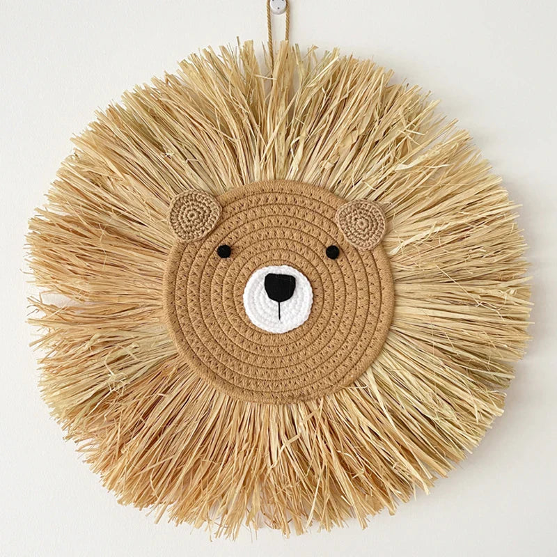 Handmade Animal Head Wall Decor