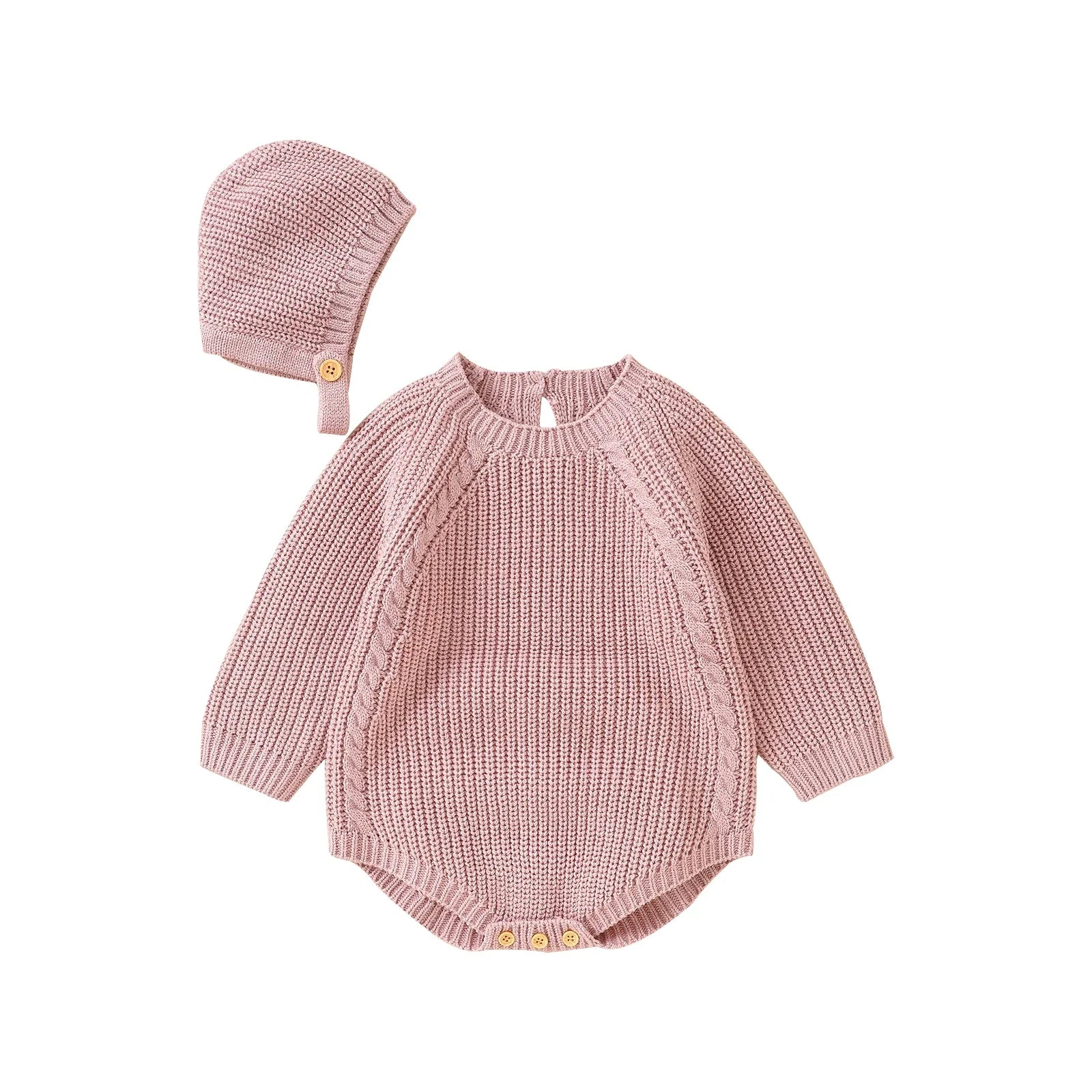 Knit Long Sleeve Onesie