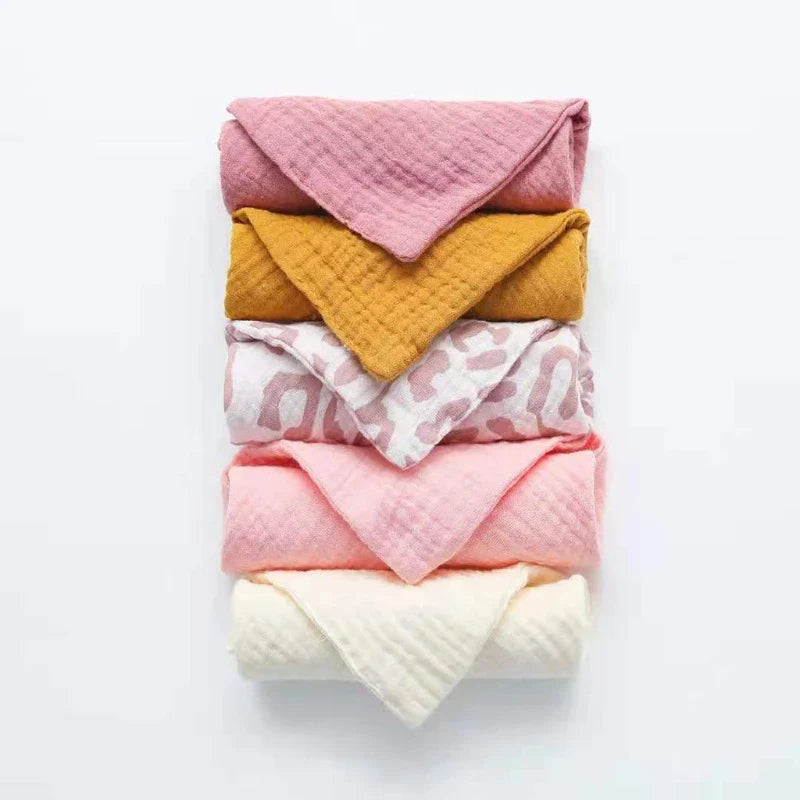 5-Pack Multi Use Cotton Burp Cloths
