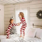 Striped Xmas Family Matching Pajamas
