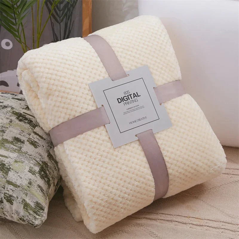 Soft Fleece Quilt Blanket
