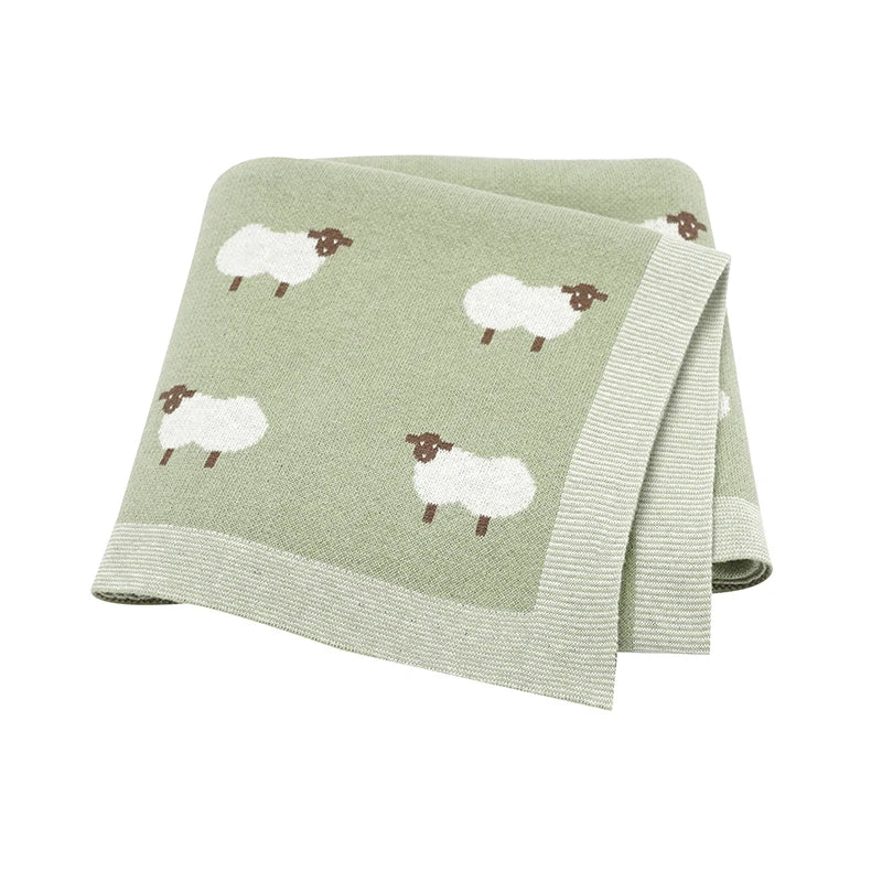 SnuggleLamb Cotton Blanket