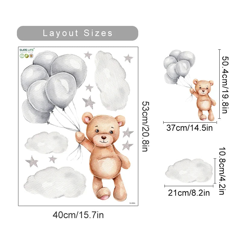 Balloon Buddies Wall Decals