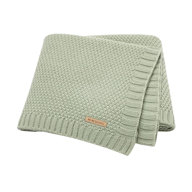 SuperSoft Knitted Baby Swaddle Blanket