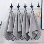 Striped Bamboo Hand Towel