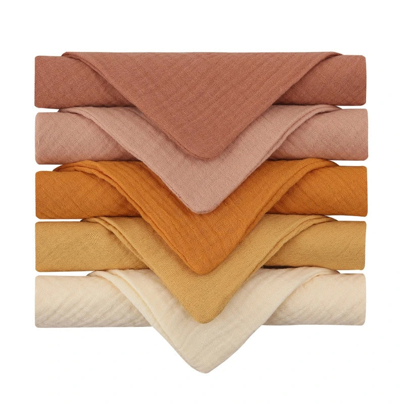 5-Pack Multi Use Cotton Burp Cloths